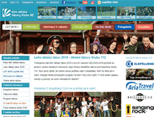 Tablet Screenshot of letni-detske-tabory.cz